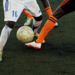 person playing soccer